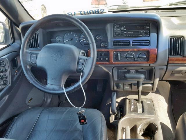 1J4GZ48Y6WC260944 - 1998 JEEP GRAND CHER GRAY photo 9