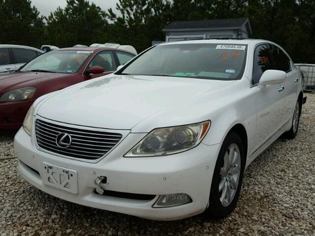 JTHBL46F475034683 - 2007 LEXUS LS 460 WHITE photo 2