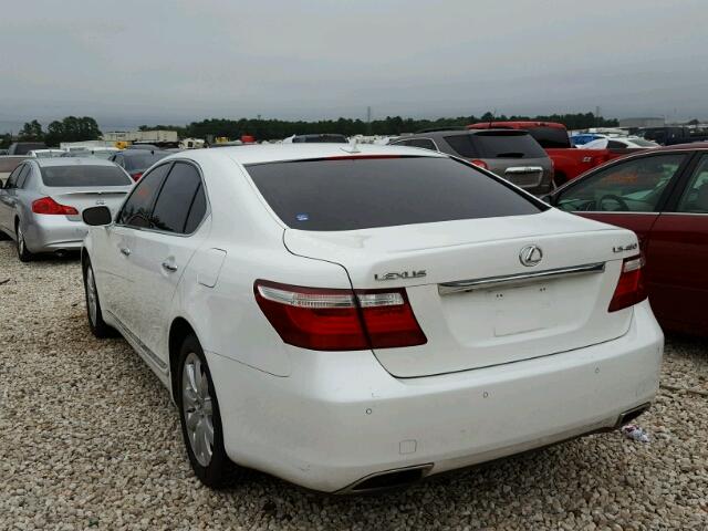 JTHBL46F475034683 - 2007 LEXUS LS 460 WHITE photo 3