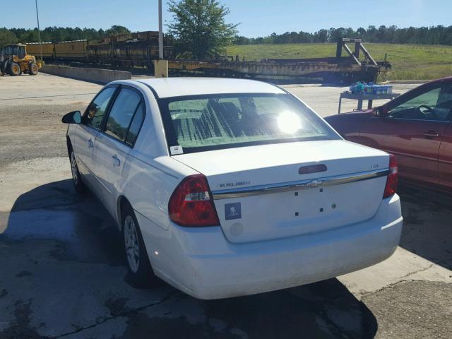1G1ZS58F87F186359 - 2007 CHEVROLET MALIBU LS თეთრი ფოტო 3