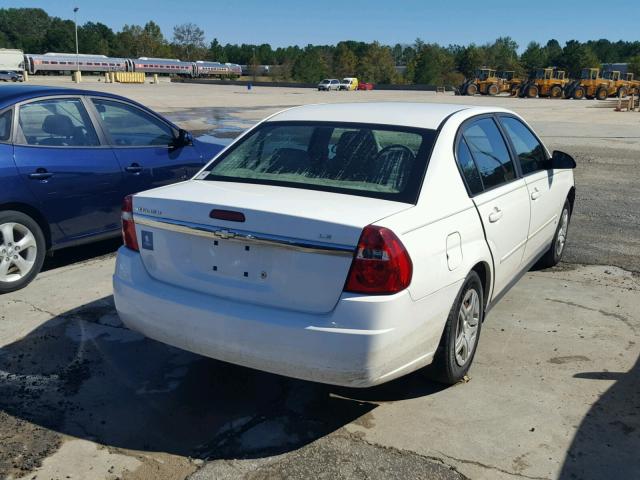 1G1ZS58F87F186359 - 2007 CHEVROLET MALIBU LS თეთრი ფოტო 4