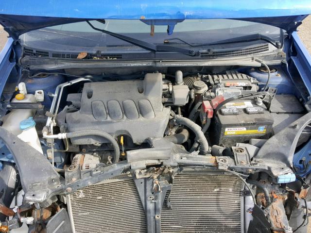 3N1AB6AP1BL641325 - 2011 NISSAN SENTRA 2.0 BLUE photo 7