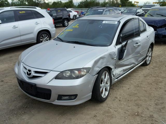 JM1BK323181825238 - 2008 MAZDA 3 S SILVER photo 2