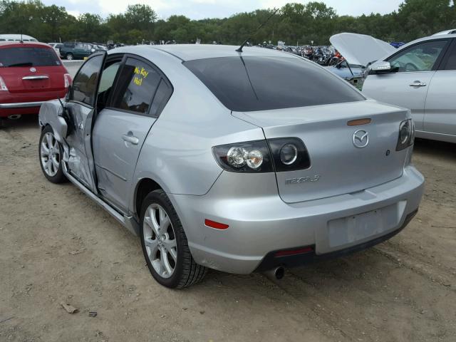 JM1BK323181825238 - 2008 MAZDA 3 S SILVER photo 3