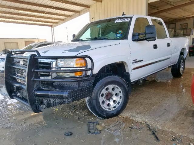 1GTHC23D77F182453 - 2007 GMC SIERRA C25 WHITE photo 2