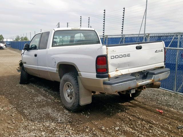 3B7KF23Z6VG770476 - 1997 DODGE RAM 2500 WHITE photo 3