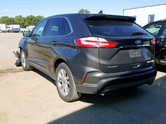 2FMPK3K99KBB54452 - 2019 FORD EDGE TITAN GRAY photo 3