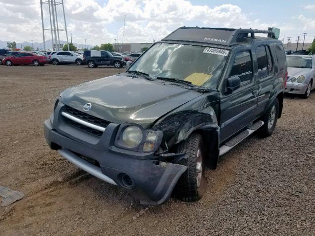 5N1ED28T34C682358 - 2004 NISSAN XTERRA XE GREEN photo 2