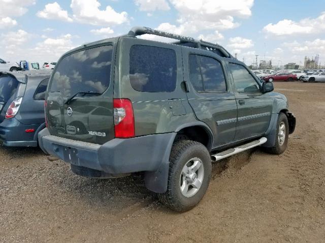 5N1ED28T34C682358 - 2004 NISSAN XTERRA XE GREEN photo 4