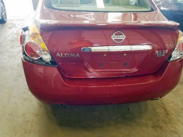 1N4BL21E08N450662 - 2008 NISSAN ALTIMA 3.5 RED photo 9