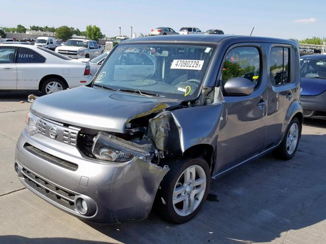 JN8AZ2KR0DT300602 - 2013 NISSAN CUBE S GRAY photo 2