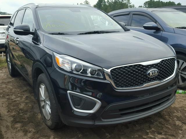 5XYPG4A38JG358713 - 2018 KIA SORENTO LX BLACK photo 1