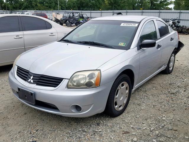 4A3AB26F38E027629 - 2008 MITSUBISHI GALANT DE SILVER photo 2