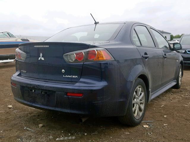 JA32U2FU6EU008119 - 2014 MITSUBISHI LANCER ES/ BLUE photo 4