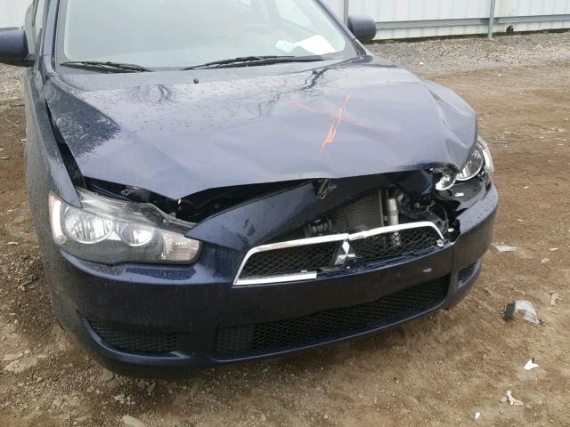 JA32U2FU6EU008119 - 2014 MITSUBISHI LANCER ES/ BLUE photo 9