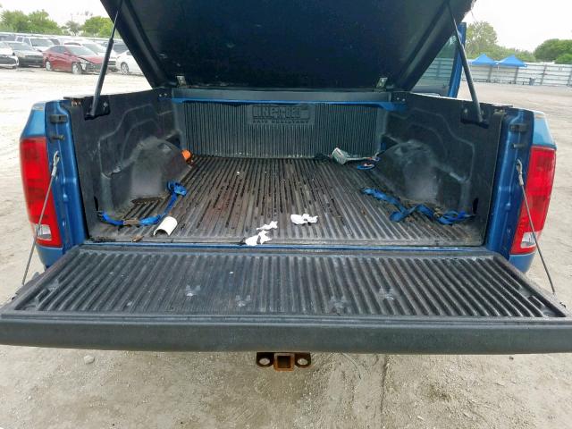 1D7HA18D34J166189 - 2004 DODGE RAM 1500 S BLUE photo 9