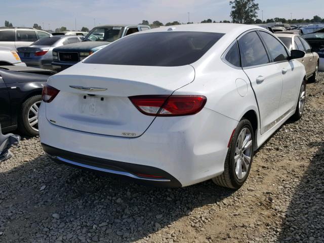 1C3CCCAB6FN617103 - 2015 CHRYSLER 200 LIMITE WHITE photo 4