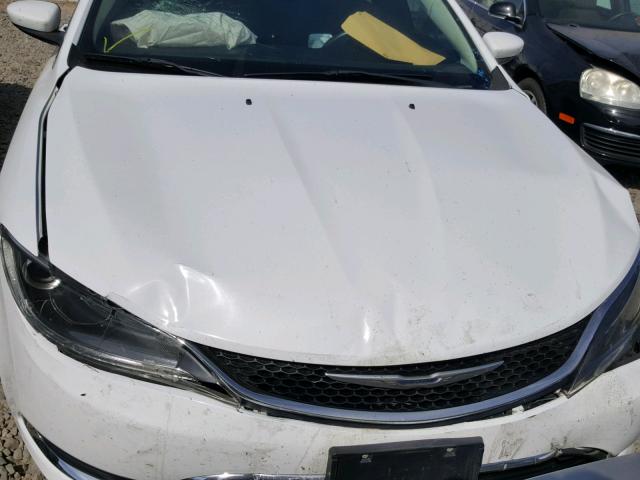 1C3CCCAB6FN617103 - 2015 CHRYSLER 200 LIMITE WHITE photo 7