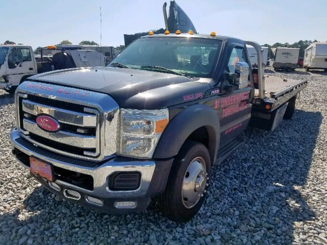 1FDUF5GY6EEB37541 - 2014 FORD F550 SUPER BLACK photo 2