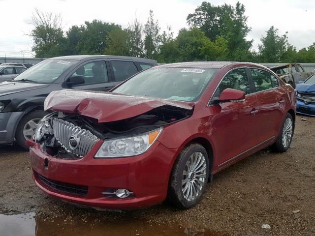 1G4GC5GG4AF135644 - 2010 BUICK LACROSSE C RED photo 2