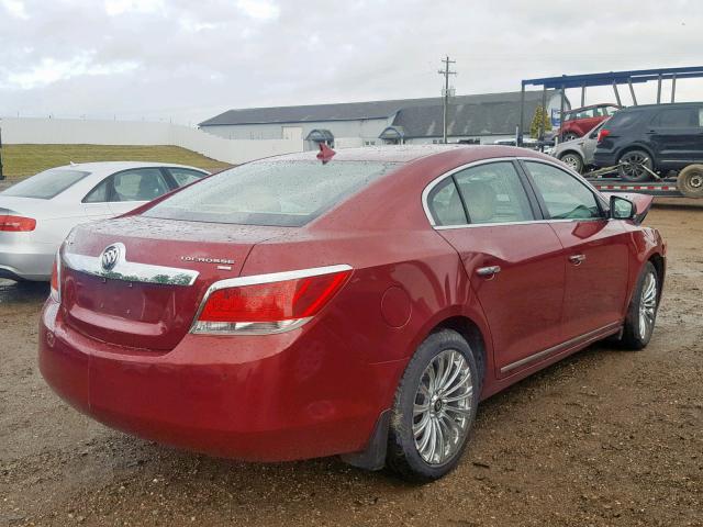 1G4GC5GG4AF135644 - 2010 BUICK LACROSSE C RED photo 4