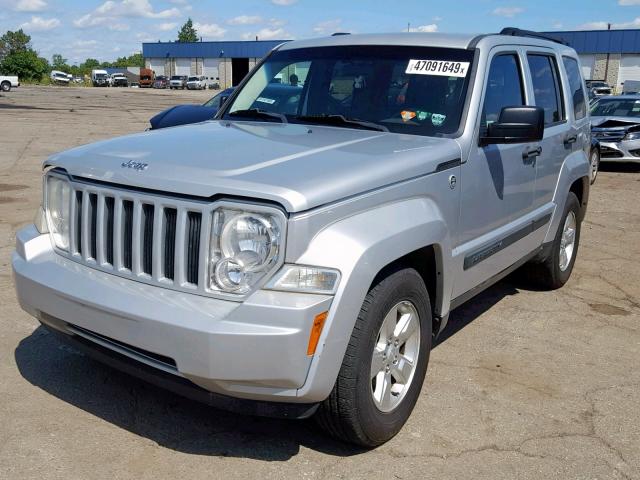 1J8GN28K19W537996 - 2009 JEEP LIBERTY SP SILVER photo 2