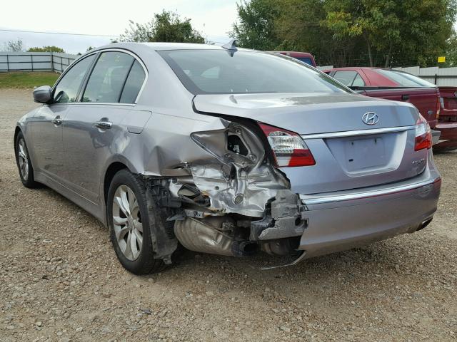 KMHGC4DD4DU244478 - 2013 HYUNDAI GENESIS 3. SILVER photo 3