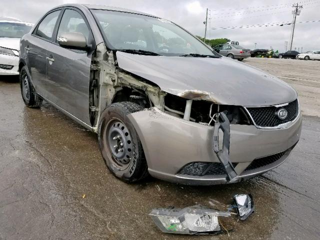 KNAFU4A26A5085787 - 2010 KIA FORTE EX GRAY photo 1