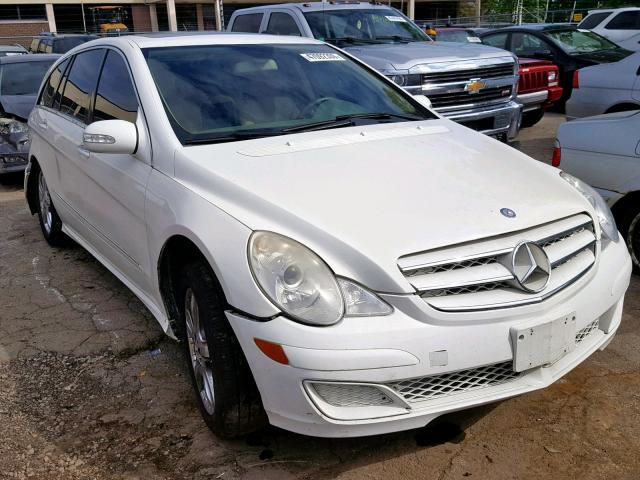 4JGCB65E97A047302 - 2007 MERCEDES-BENZ R 350 WHITE photo 1