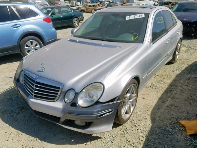 WDBUF56X97B051625 - 2007 MERCEDES-BENZ E 350 SILVER photo 2