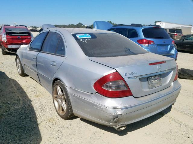 WDBUF56X97B051625 - 2007 MERCEDES-BENZ E 350 SILVER photo 3