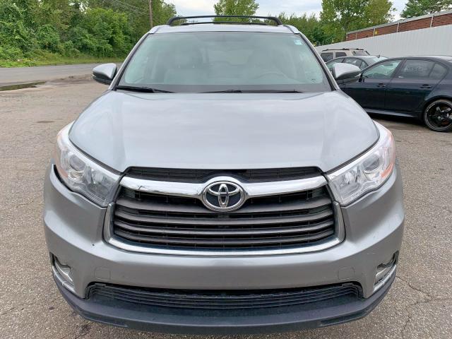 5TDDKRFH0GS307849 - 2016 TOYOTA HIGHLANDER SILVER photo 2