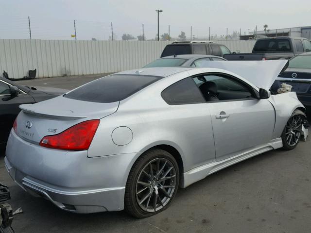 JNKCV64E28M126936 - 2008 INFINITI G37 BASE SILVER photo 4