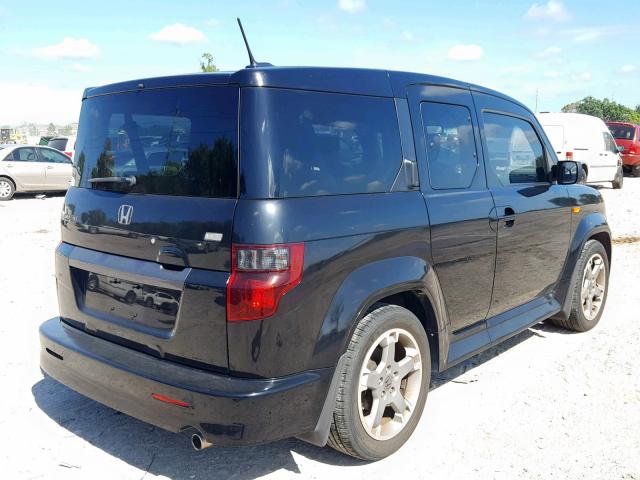 5J6YH18999L002372 - 2009 HONDA ELEMENT SC BLACK photo 4