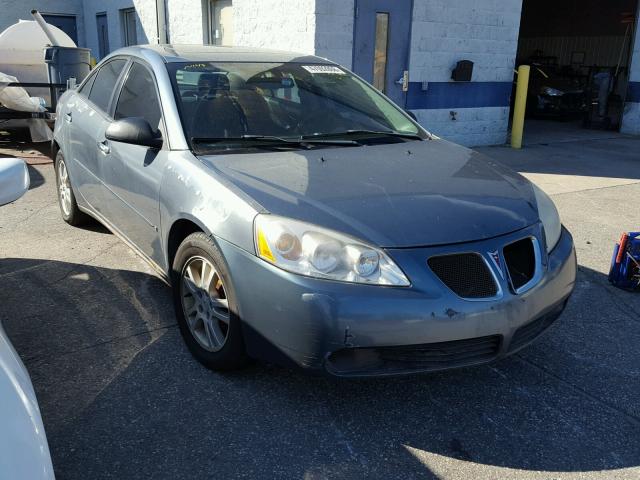 1G2ZF55B064280148 - 2006 PONTIAC G6 SE BLUE photo 1