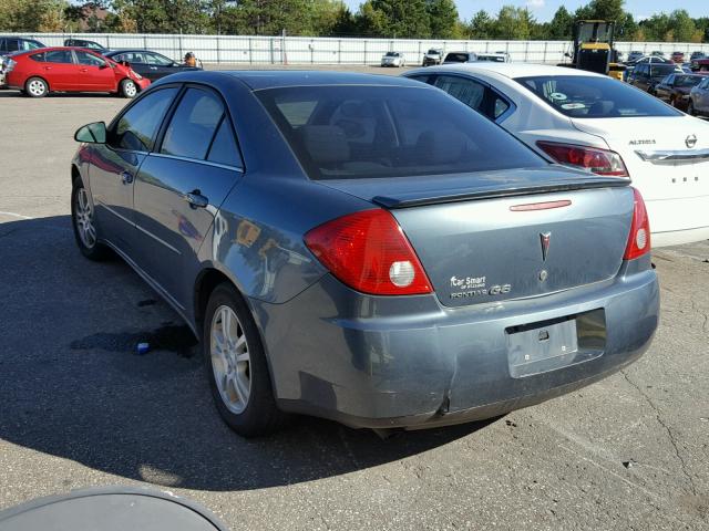 1G2ZF55B064280148 - 2006 PONTIAC G6 SE BLUE photo 3