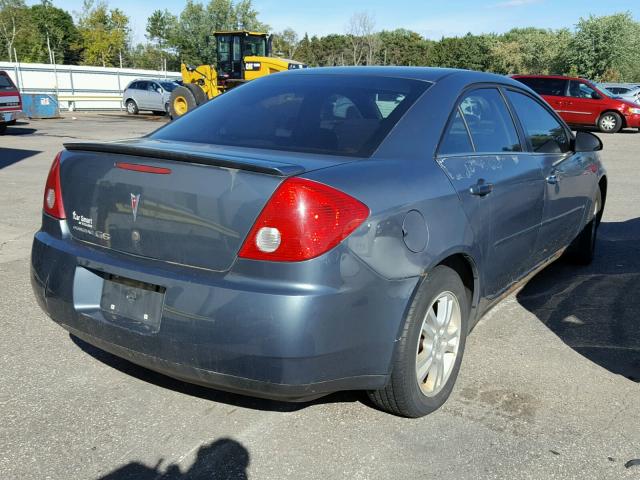 1G2ZF55B064280148 - 2006 PONTIAC G6 SE BLUE photo 4