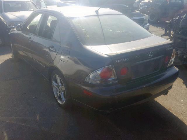 JTHBD192550098780 - 2005 LEXUS IS 300 GRAY photo 3