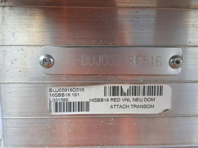 BUJ05918G516 - 2016 SUNT BOAT BLACK photo 10