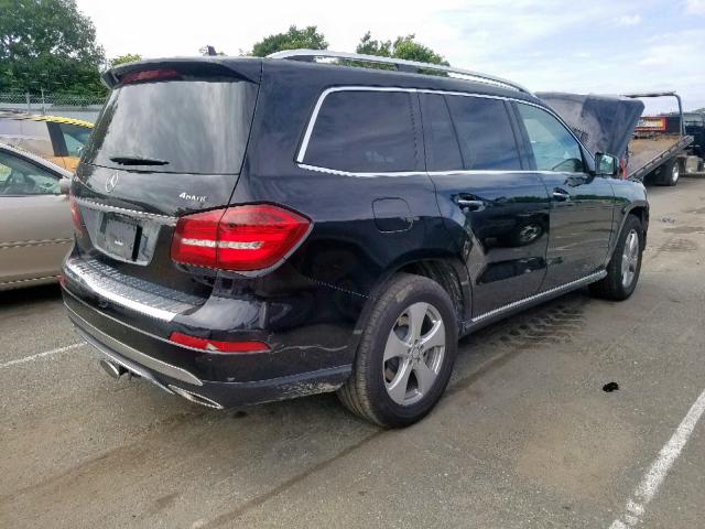 4JGDF6EE4HA885103 - 2017 MERCEDES-BENZ GLS 450 4M BLACK photo 4