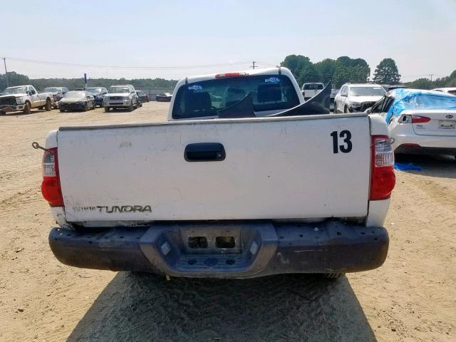 5TBJU32166S475991 - 2006 TOYOTA TUNDRA WHITE photo 6