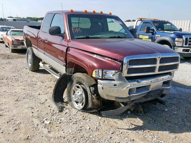 1B7KF23681J270253 - 2001 DODGE RAM 2500 MAROON photo 1