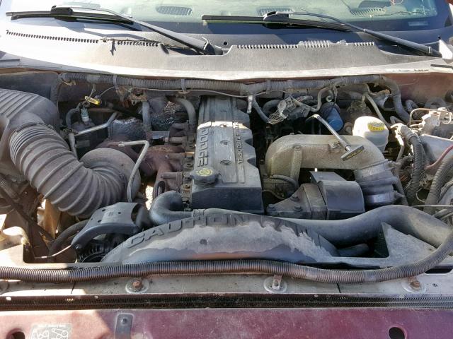 1B7KF23681J270253 - 2001 DODGE RAM 2500 MAROON photo 7