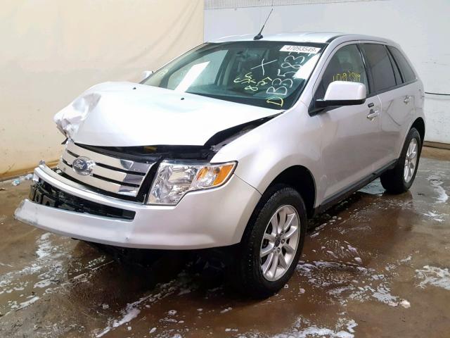 2FMDK3JC5ABB35833 - 2010 FORD EDGE SEL SILVER photo 2