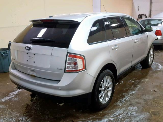 2FMDK3JC5ABB35833 - 2010 FORD EDGE SEL SILVER photo 4