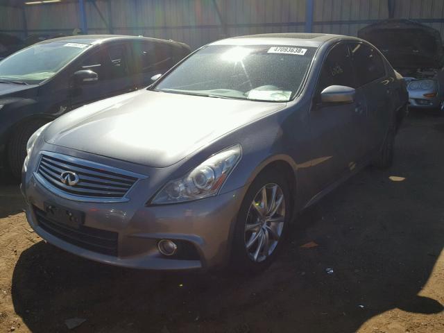 JN1CV6AR7CM672619 - 2012 INFINITI G37 CHARCOAL photo 2