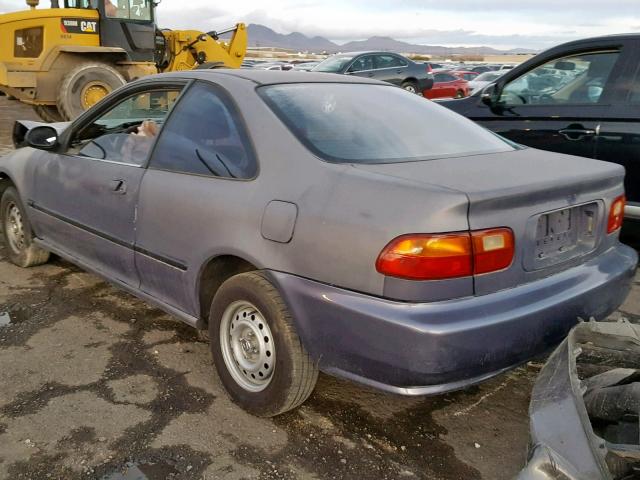 2HGEJ2121SH532811 - 1995 HONDA CIVIC DX GRAY photo 3