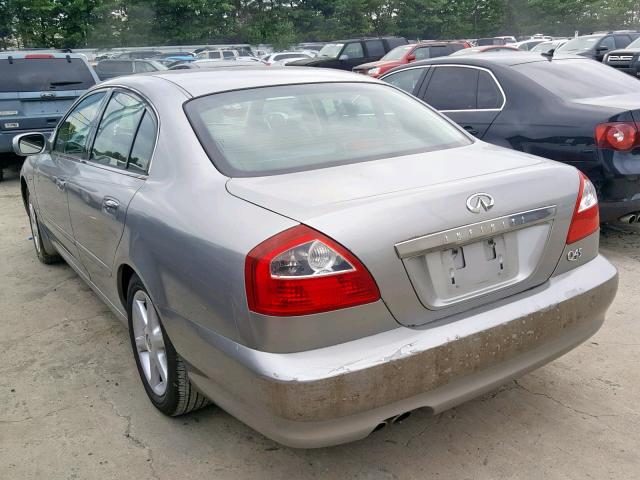 JNKBF01A22M000249 - 2002 INFINITI Q45 SILVER photo 3