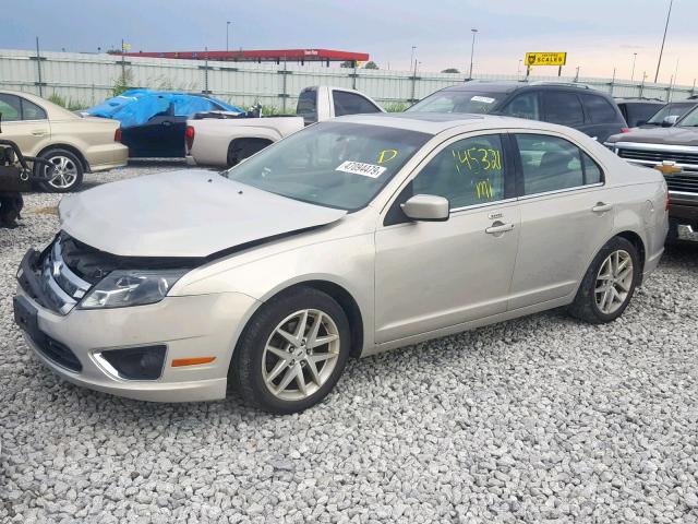 3FAHP0JG7AR296913 - 2010 FORD FUSION SEL SILVER photo 2