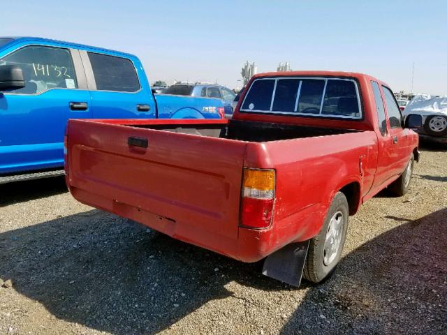 JT4VN93DXN5029719 - 1992 TOYOTA PICKUP 1/2 RED photo 4